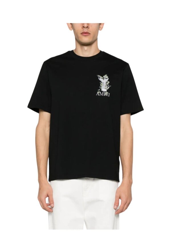 Amiri Garden Print T-Shirt Schwarz