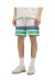 Casa Blanca Mens Crochet Tennis Shorts in White/Blue Multi