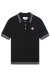 Casablanca Trim Bounce Polo Shirt Schwarz