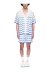 Casablanca Wavy kurzarm Hemd Blau
