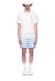 Casablanca Wavy Shorts Blau gestreift