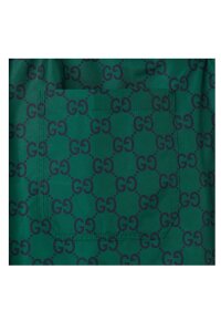 Gucci GG Print Badehose Grün