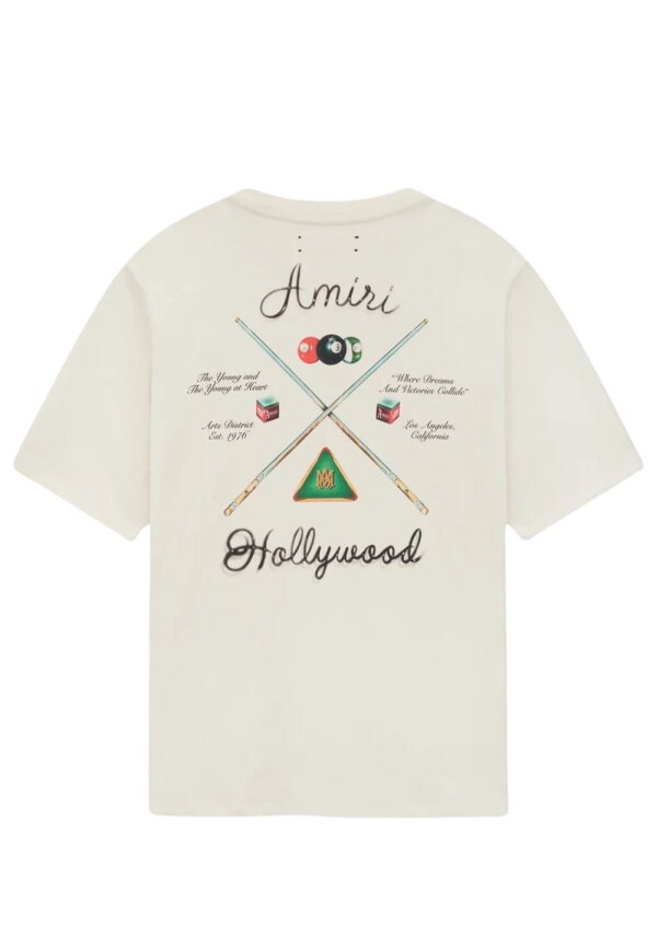 Amiri Pool Cue T-Shirt Weiß
