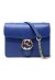 Gucci Handtasche mit Metallriemen blau