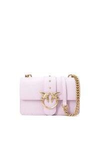 Pinko Love One mini Schultertasche weiß