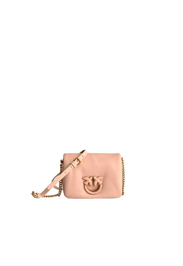 Pinko Bag Baby Love Click Puff Crossbody in Pink