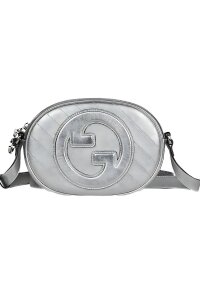 Gucci GG Marmont Schultertasche Silber