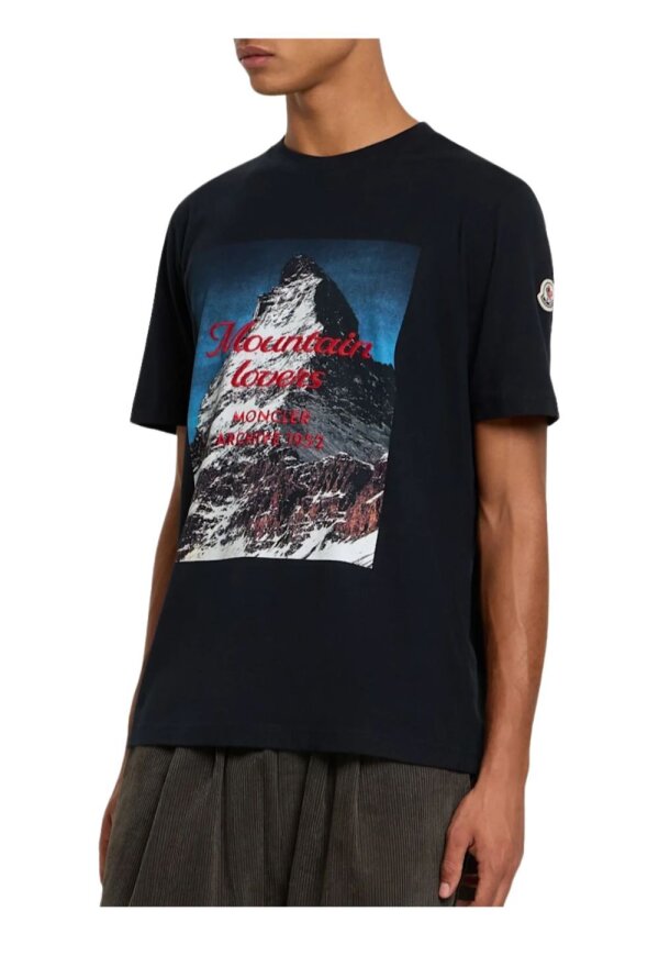 Moncler Montain T-Shirt Schwarz