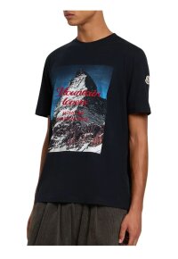 Moncler Montain T-Shirt Schwarz
