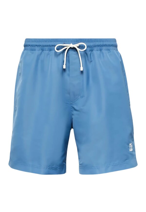 Brunello Cucinelli Logo swim trunks