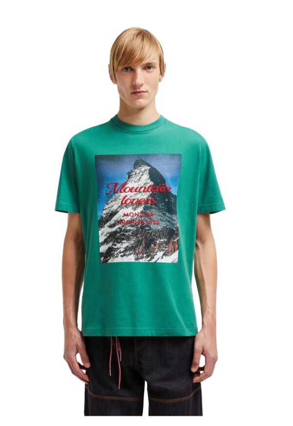 Moncler Montain T-Shirt Grün
