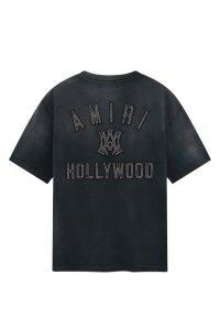 Amiri Hollywood Oversized T-Shirt Schwarz