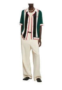 Casablanca kurzarm Hemd gestreift