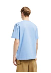 Moncler Varsity Logo T-Shirt Hellblau