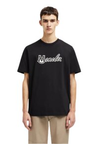 Moncler Embroidered Varsity Logo T-Shirt