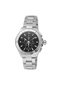 TAG Heuer Aquaracer Herrenuhr silber schwarz CAY1110.BA0927