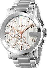 Gucci G-Chrono Herrenuhr aus Edelstahl Model YA101201