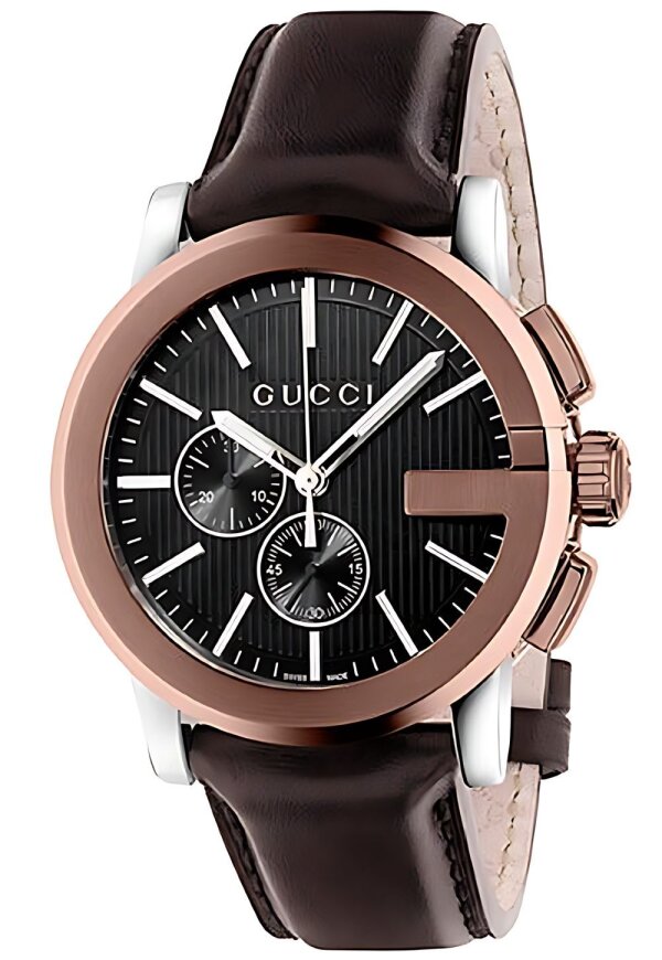Gucci G-Chrono XL Herrenuhr aus Edelstahl Model YA101202