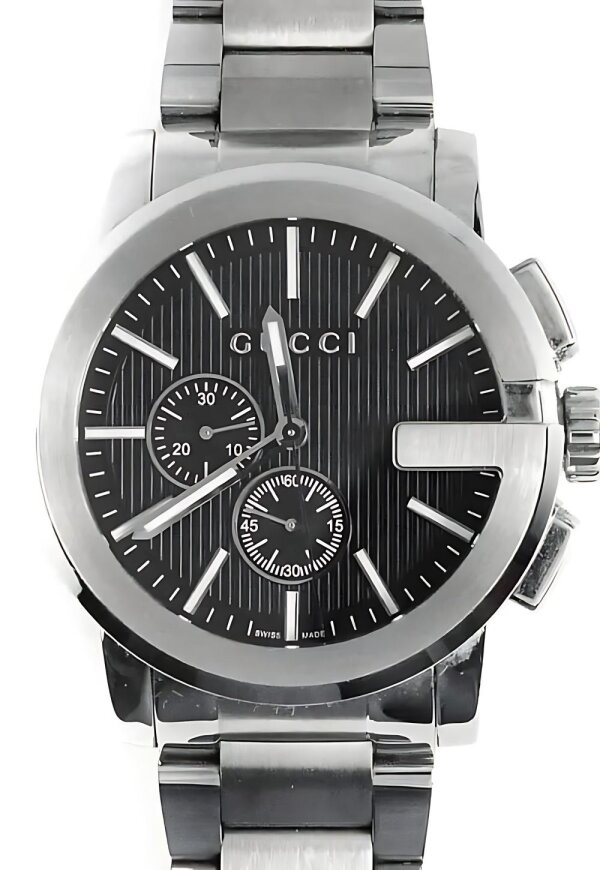 GUCCI G-Chrono Silber Schwarz YA101204