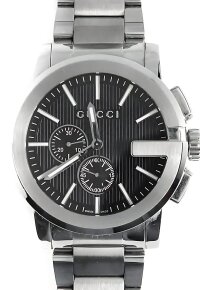 GUCCI G-Chrono Silber Schwarz YA101204