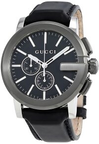 GUCCI G-Chrono Schwarz silber YA101205