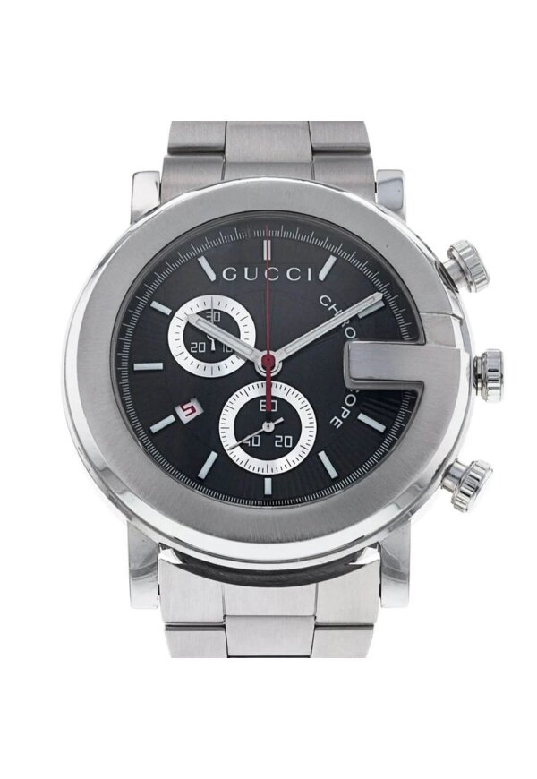 GUCCI G-Chrono Silber Schwarz Weiß YA101309
