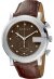 GUCCI G-Chrono Braun Silber Leder YA101344