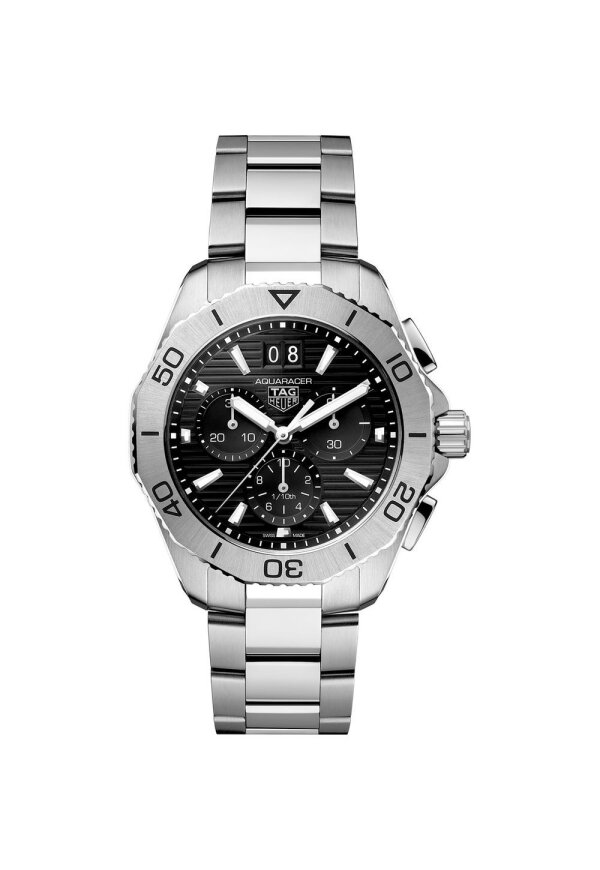 Tag Heuer Aquaracer Herrenuhr silber schwarz CAY111A.BA0927