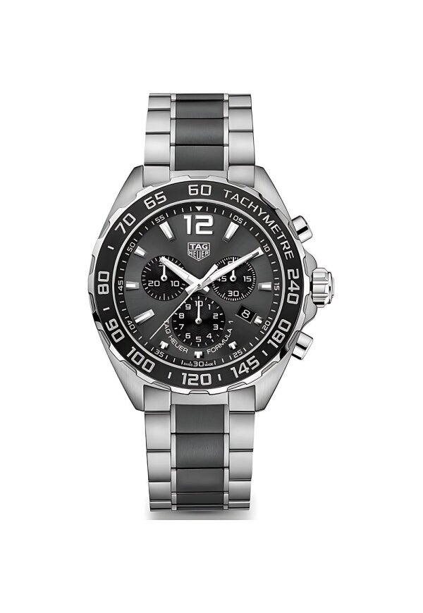 Tag Heuer Formula 1 Herrenuhr Chronograph silber schwarz CAZ1011.BA0843