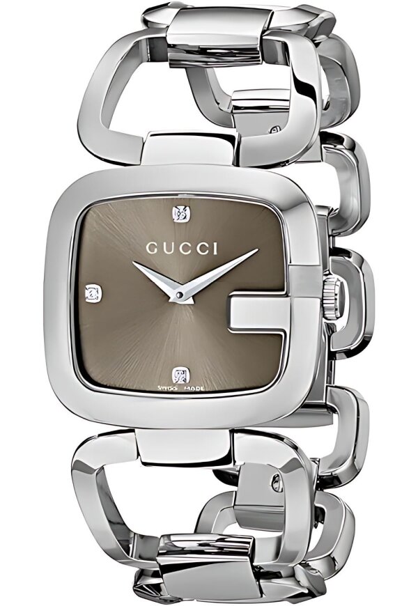 GUCCI G-Gucci Silber Braun YA125401