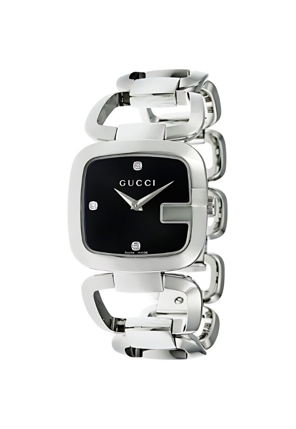 GUCCI G-Gucci Silber Schwarz YA125406