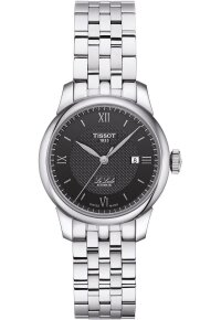 Tissot Le Locle Automatic Lady  Damenuhr silber schwarz...