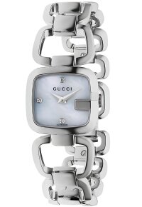 Gucci G-Gucci Damenuhr aus Edelstahl Model YA125502