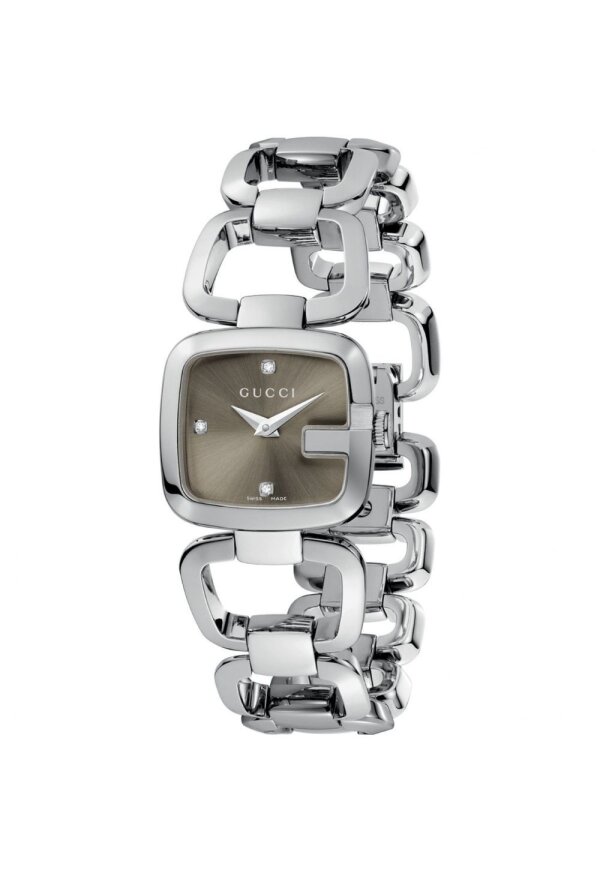 GUCCI G-Gucci Silber Braun YA125503