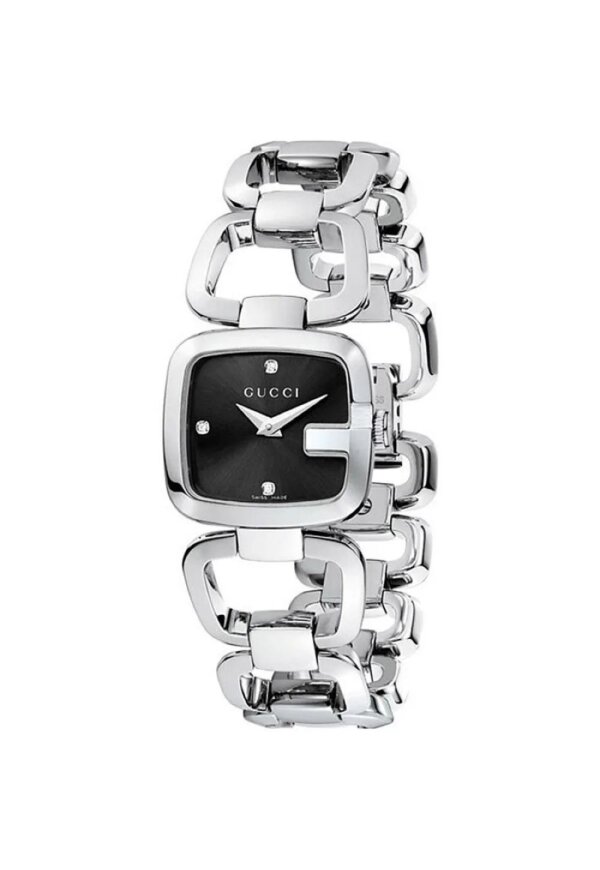 GUCCI G-Gucci Silber Schwarz YA125509