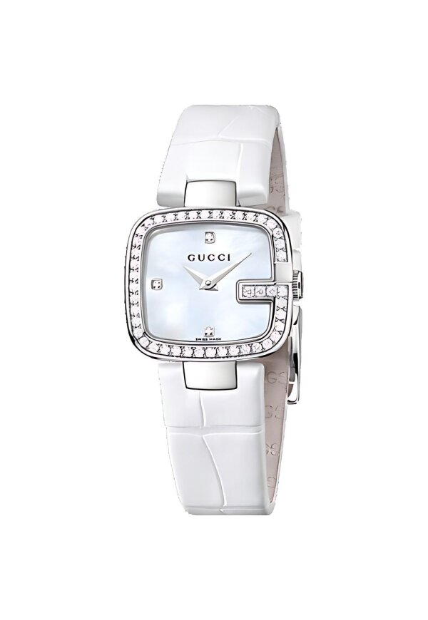 GUCCI G-Gucci Weiß Leder YA125514