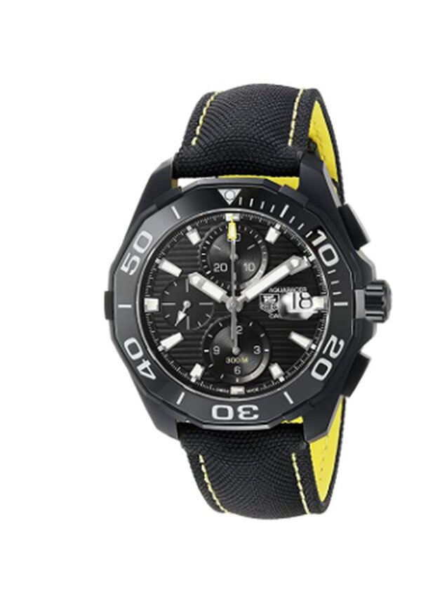 Tag Heuer Aquaracer Herrenuhr schwarz gelb CAY218A.FC6361