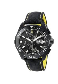 Tag Heuer Aquaracer Herrenuhr schwarz gelb CAY218A.FC6361