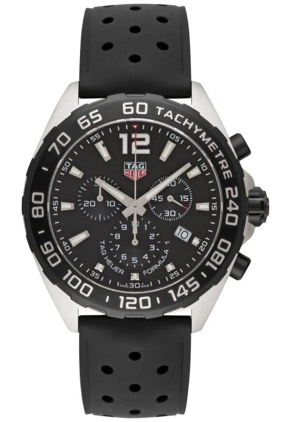 Tag Heuer Formula 1 Herrenuhr Chronograph schwarz silber CAZ1010.FT8024