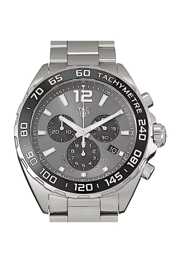 Tag Heuer Herrenuhr Formula 1 Chronograph silber schwarz CAZ1011.BA0842