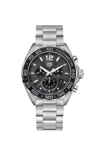 Tag Heuer Herrenuhr Formula 1 Chronograph silber schwarz...