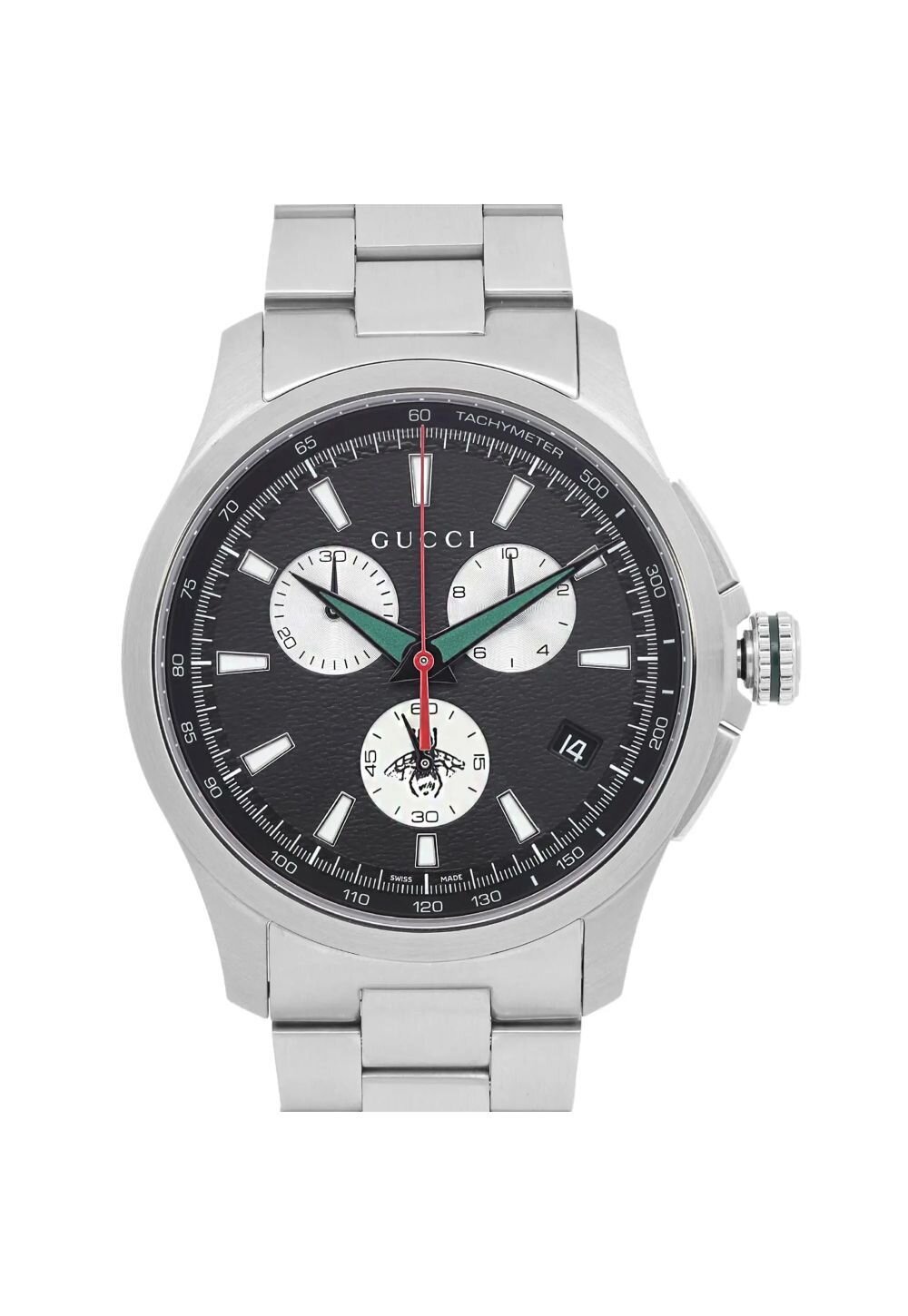 Gucci G-Timeless Herrenuhr aus Edelstahl Model YA126267