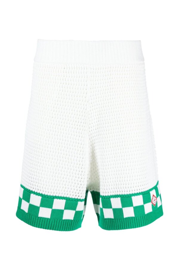 Casa Blanca Faux Crochet Cotton Shorts