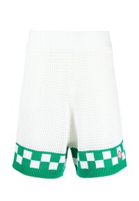 Casa Blanca Faux Crochet Cotton Shorts