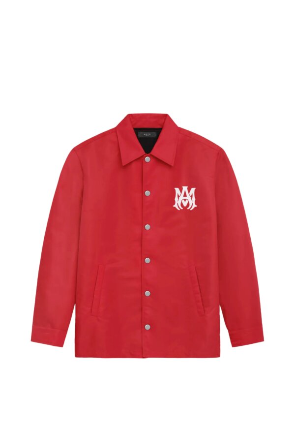 Amiri Coach Jacke Rot Herren Luxus Streetwear Jacke