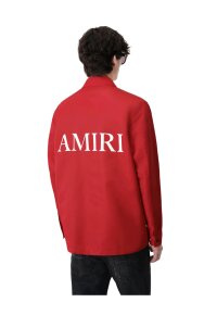Amiri Coach Jacke Rot Herren Luxus Streetwear Jacke