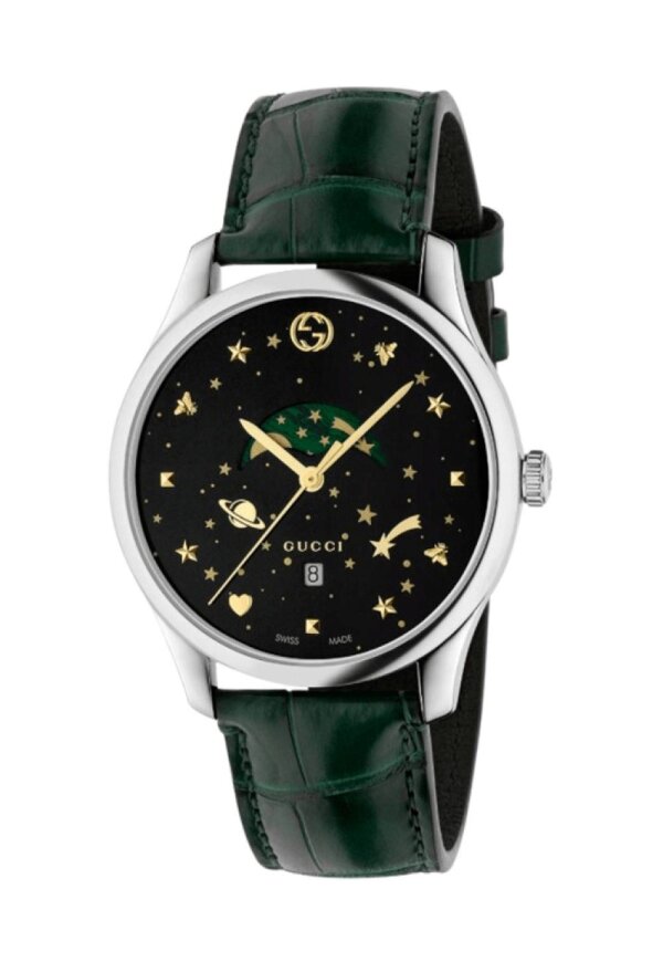 Gucci G-Timeless Herrenuhr aus Edelstahl Model YA126326