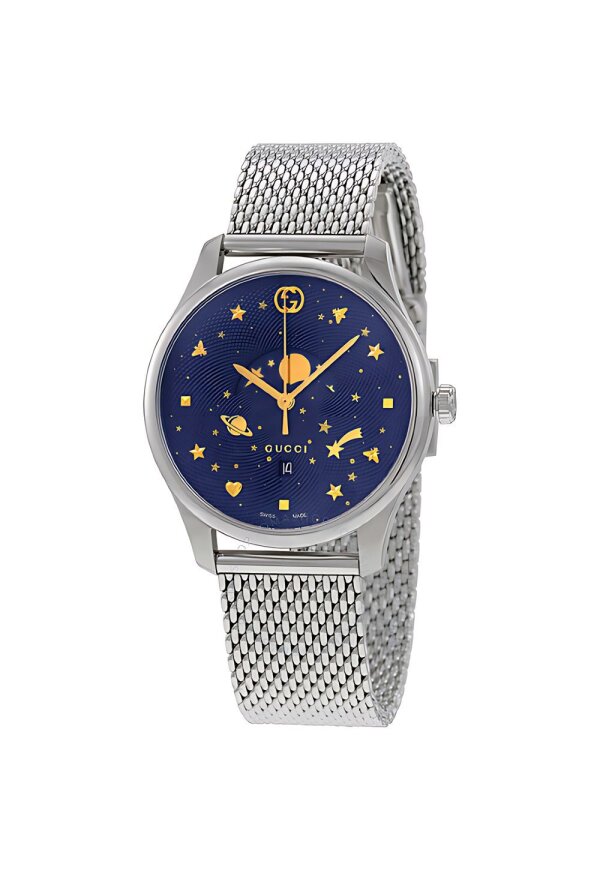 GUCCI G-Timeless Silber Blau YA126328