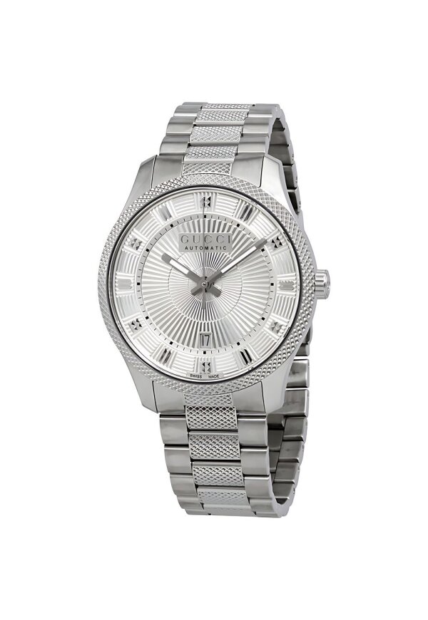 Gucci G-Timeless Eryx Herrenuhr aus Edelstahl Model YA126339