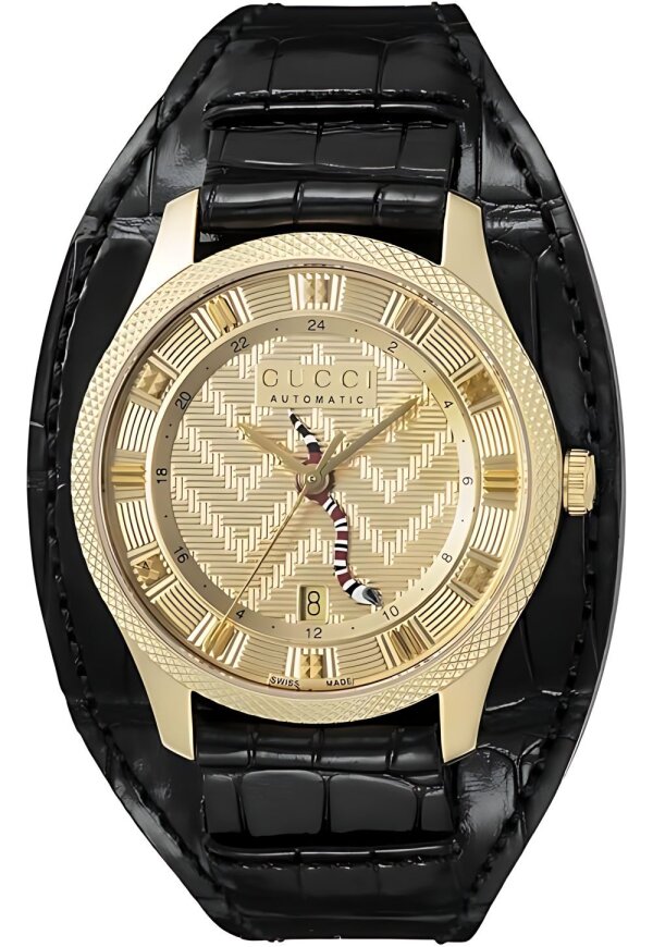 GUCCI G-Timeless Eryx GMT Gold Schwarz YA126342